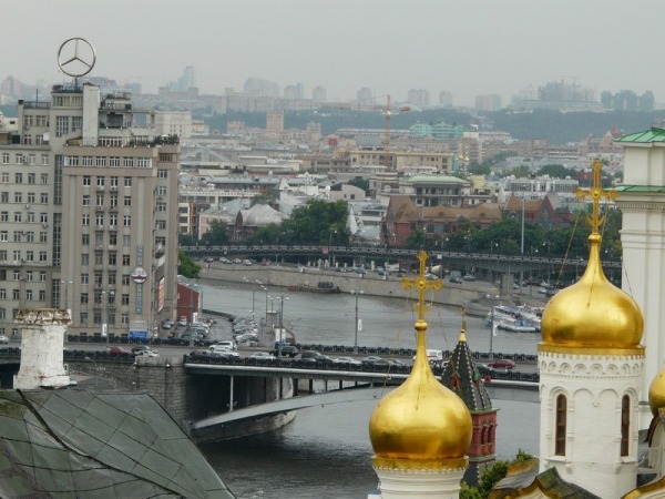 Смотровая на колокольне Ивана Великого в Кремле